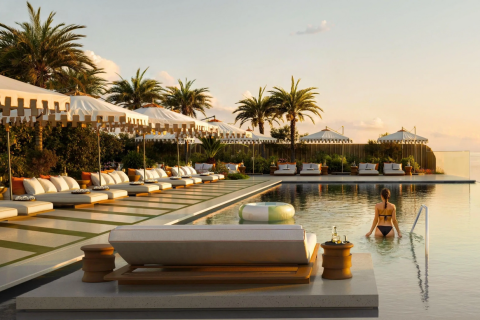 Al Marjan Island, Ras Al Khaimah, UAE의 아파트 침실 1개, 74제곱미터 번호 657083