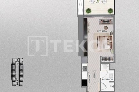 דירה למכירה ב Meydan, Dubai, איחוד האמירויות  1 חדר, 37 מ"ר, מספר 681701 - תמונה 18