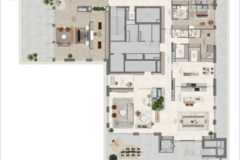 Penthouse à vendre à Yas Island, Abu Dhabi, EAU 5 chambres, 1270 m2 № 704470 - photo 13