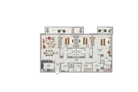 Müüa korter asukohaga Dubai Land, AÜE: 1 magamistoaga, 84 m² Nr 704390 - pilt 10