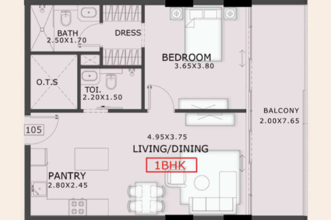 Leilighet til salgs i Jumeirah Village Circle, Dubai, Emiratene 1 rom, 39 kvm Nr. 732648 - Foto 7
