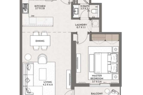 Wohnung zum Verkauf in Jumeirah Village Circle, Dubai, VAE 1 Zimmer, 40 m2 Nr. 732649 - Foto 6