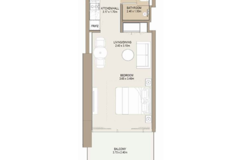 Apartman u City of Arabia, Dubai, UAE 1 soba, 37 m2 Br. 732644 - fotografija 7