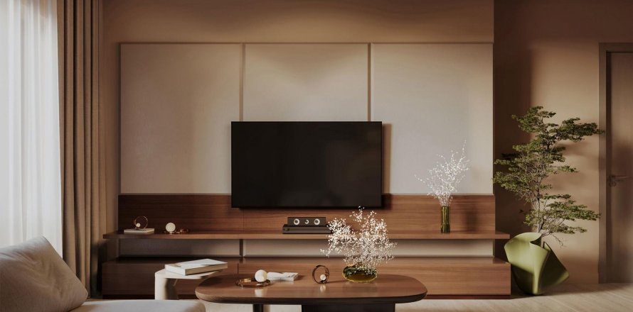 Apartmán v Mag 777 v Dubai Sports City, SAE 2 spálne, 128.58 m2 č. 611442