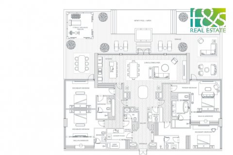 Villa in Al Marjan Island, Ras Al Khaimah, UAE 4 bedrooms, 498.4 sq.m. № 497430 - photo 12