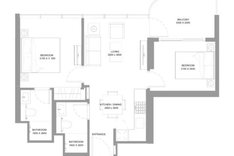 Huoneisto Umm Al Quwain, Arabiemiraatit 1 makuuhuone, 48 m2 № 690225 - kuva 8