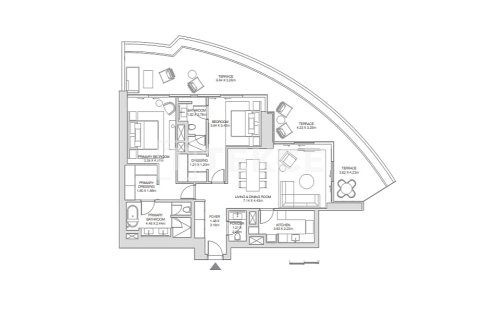 Dubai Harbour, UAE의 판매용 아파트 침실 2개, 198제곱미터 번호 693891 - 사진 12