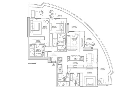 Apartment in Dubai Harbour, UAE 3 bedrooms, 320 sq.m. № 693892 - photo 14