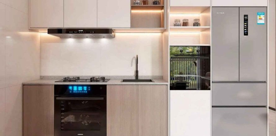 Apartmán v Stamn Nautis Residences v Dubai, SAE 3 spálne, 128.03 m2 č. 712460