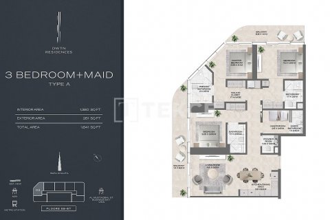 Apartamento en venta en Business Bay, Dubai, EAU 3 dormitorios, 160 m2 № 616158 - foto 22