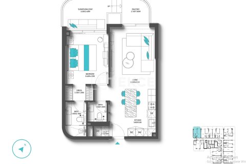 Apartamento para venda em Dubai, EAU 3 quartos, 235 m2 № 691868 - foto 28