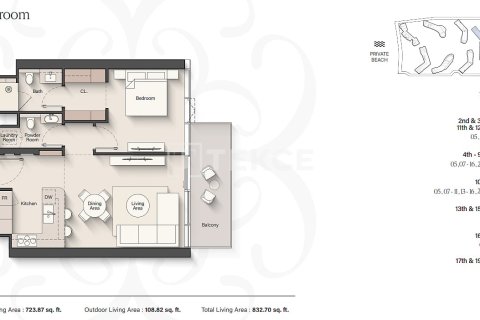 Leilighet til salgs i Dubai, Emiratene 2 soverom, 119 kvm Nr. 691863 - Foto 19