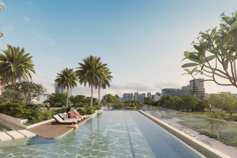 Apartmen di Dubai, UAE 1 bilik tidur, 78 meter persegi № 646094