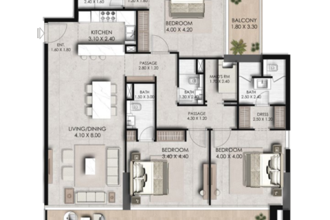 Купить квартиру в Dubai Sports City, Дубай, ОАЭ 1 комната, 40м2, № 732726 - фото 8