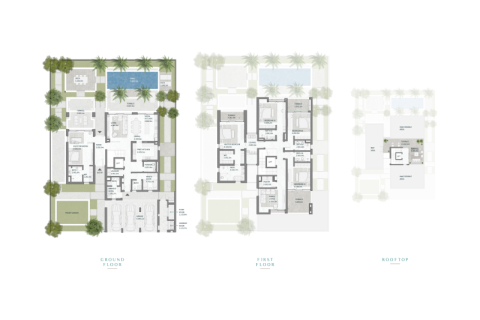 Vila di Mohammed Bin Rashid City, Dubai, UEA 4 kamar tidur, 654 m2 nomor 689776 - foto 12