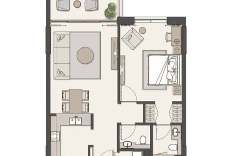 Apartament na sprzedaż w Dubai, ZEA 1 sypialnia, 86 mkw., nr 704675 - zdjęcie 8