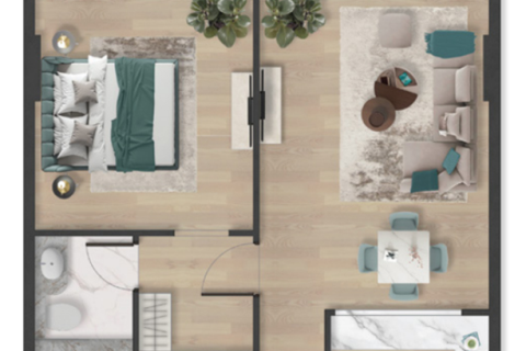Wohnung zum Verkauf in Al Marjan Island, Ras Al Khaimah, VAE 1 Schlafzimmer, 85 m2 Nr. 704489 - Foto 12