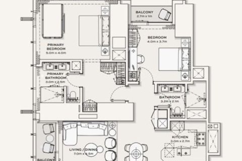 Apartamento para venda em Al Satwa, Dubai, EAU 1 quarto, 90 m2 № 704475 - foto 21