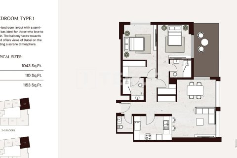 Appartement te koop in Jumeirah Village Circle, Dubai, VAE 3 slaapkamers, 168 vr.m., nr 689634 - foto 23