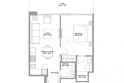 Дуплекс Умм-эль-Кайвайн, БАӘ-да 3 жатын бөлмелер, 187 м² № 582446 - фото 9