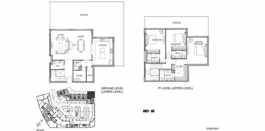 Wohnung GOLF GREENS in DAMAC Hills (Akoya by DAMAC), Dubai, VAE: 3 Schlafzimmer, 361.4 m2 Nr. 307663