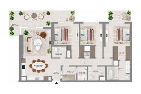 Apartamento para venda em Dubai Hills Estate, Dubai, EAU 1 quarto, 68 m2 № 690208 - foto 4