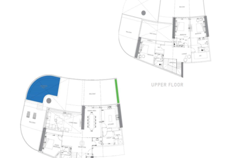 Duplex in vendita a Dubai Harbour, Dubai, EAU 1 camera da letto, 62 mq. № 690206 - foto 11