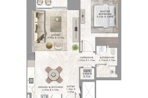 Apartment in Dubai Creek Harbour (The Lagoons), UAE 1 bedroom, 68 sq.m. № 690207 - photo 4