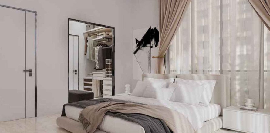 Apartament në AUM 99 në Dubai Residence Complex, Dubai, Emiratet e Bashkuara Arabe 1 dhomë gjumi, 76 m2. № 694586