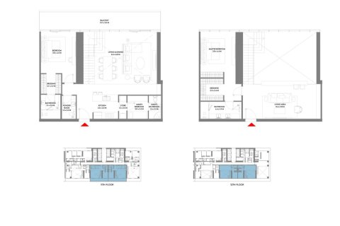 Apartman u gradu Dubai Harbour, UAE 1 spavaća soba, 100 m2 Br. 704646 - Slika 12