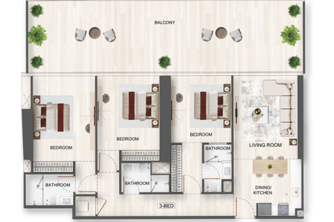 Apartamento para venda em Jumeirah Village Triangle, Dubai, EAU 1 quarto, 122 m2 № 689719 - foto 10