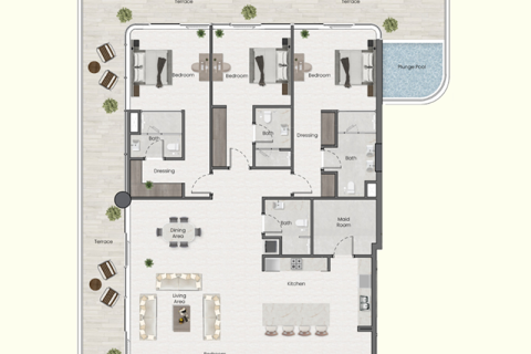 Appartamento in vendita a Nadd Al Sheba, Dubai, EAU 1 camera da letto, 68 mq. № 689715 - foto 10