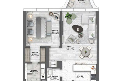Apartament na sprzedaż w Palm Jumeirah, Dubai, ZEA 1 sypialnia, 79 mkw., nr 689716 - zdjęcie 9