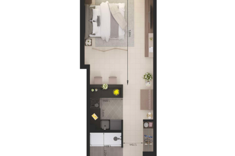 آپارتمان برای فروش در Jumeirah Village Circle، Dubai، امارات متحده عربی 43 متر مربع ، شماره 732704 - تصویر 5