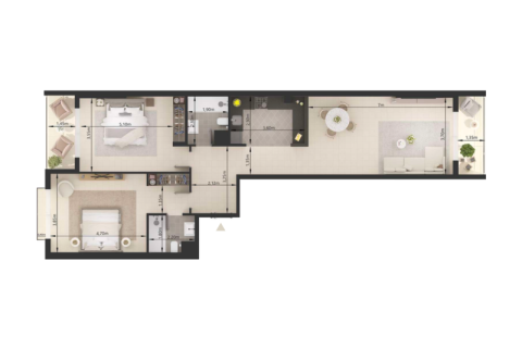 آپارتمان برای فروش در Jumeirah Village Circle، Dubai، امارات متحده عربی 43 متر مربع ، شماره 732704 - تصویر 7
