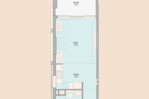 Lakás itt: Dubai, EAE, 1 szoba, 42 m², azonosító: 732708 - fénykép 1