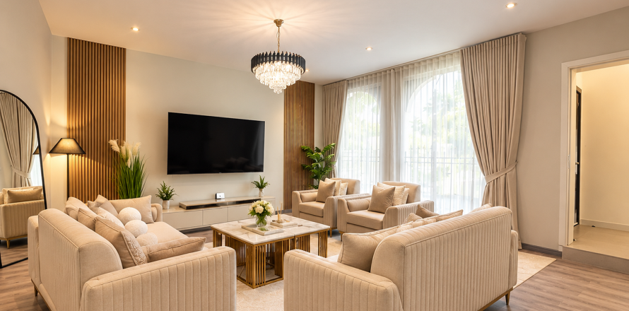 ویلا در Jumeirah Village Triangle، Dubai ، امارات متحده عربی 3 خوابه ، 250 متر مربع.  شماره 768821