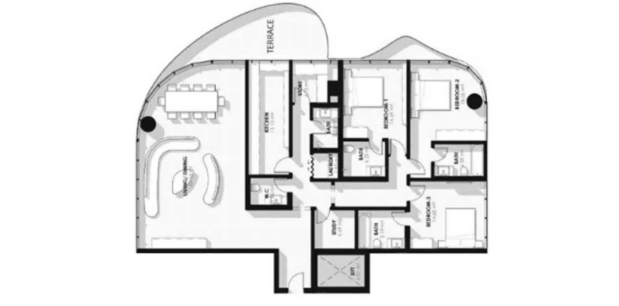 Mohammed Bin Rashid City, Dubai, UAE의 아파트 침실 3개, 199.74제곱미터 번호 702784