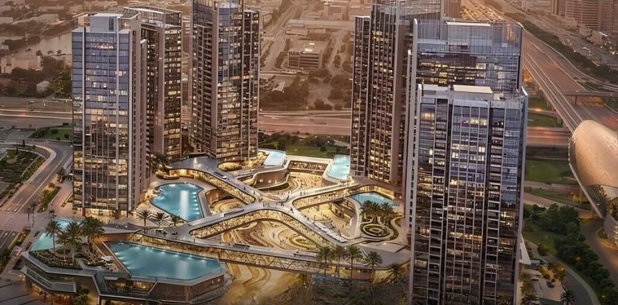 Квартира в Downtown Jebel Ali, Дубай, ОАЭ 3 комнаты, 98м2 № 713334