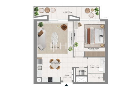 Dzīvoklis Dubai Hills Estate, Dubaijā, AAE 10 istabas, 1031 m2 Nr. 568671 - attēls 9