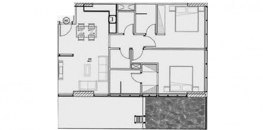 Apartmen di SAMANA GOLF VIEWS di Dubai Sports City, UAE 2 bilik tidur, 114.89 meter persegi № 327706