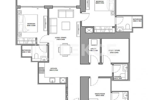 Lakás itt: Jumeirah Lake Towers, Dubai, EAE, 1 hálószoba, 52 m², azonosító: 597761 - fénykép 11