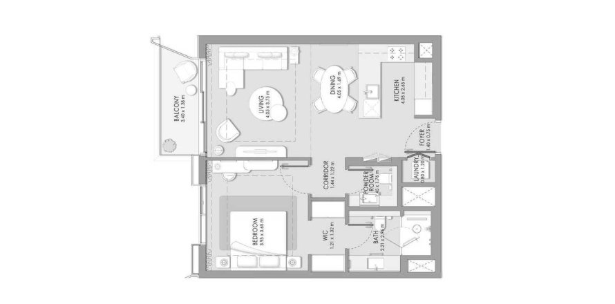 Floor plan in V1stara House 2