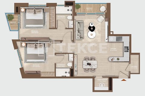 Dubai, BAE’de satılık daire 1 yatak odası, 67 m&sup2; No 722862 - fotoğraf 11