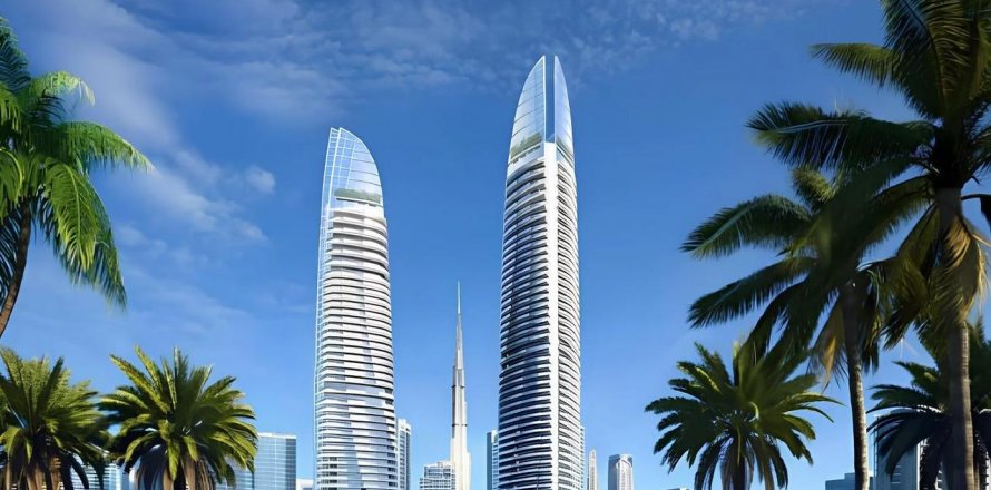 Leilighet i Business Bay, Dubai, Emiratene 1 rom, 43 kvm nr. 598955
