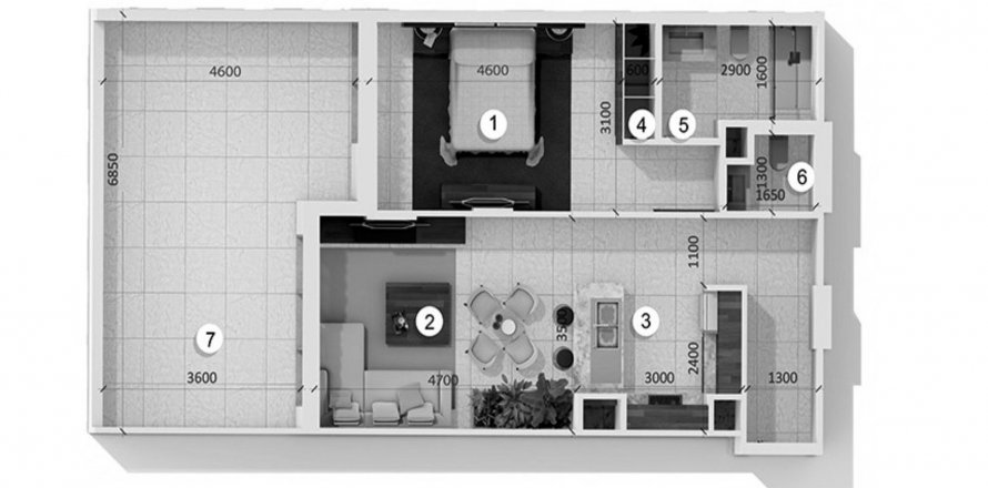 Jumeirah Village Circle, Dubai, BAE’de daire Q GARDENS LOFTS 1 yatak odası, 93.95 m&sup2; No 451634