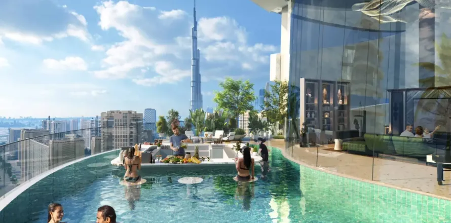 דירה ב Business Bay, Dubai, איחוד האמירויות 1 חדר שינה, 89.61 מ"ר מספר 753176