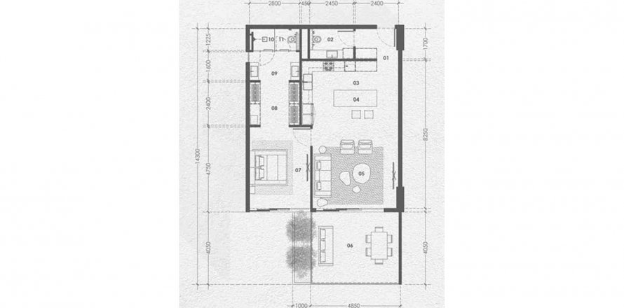 Apartment KETURAH RESERVE i Meydan, Dubai, UAE 1 soveværelse, 104.44 kvm № 380765