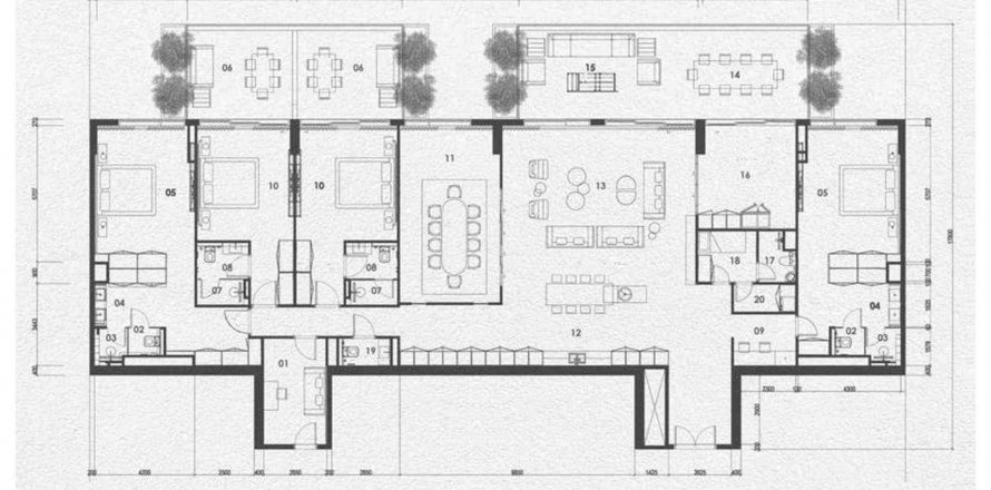 Apartment in KETURAH RESERVE APARTMENTS in Meydan Gated Community, Dubai, UAE 4 bedrooms, 453.65 sq.m. № 381598