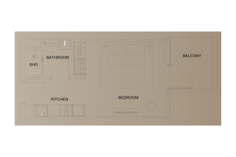 Apartment til salg i Al Furjan, Dubai, UAE 1 værelse, 37 kvm № 732520 - foto 6